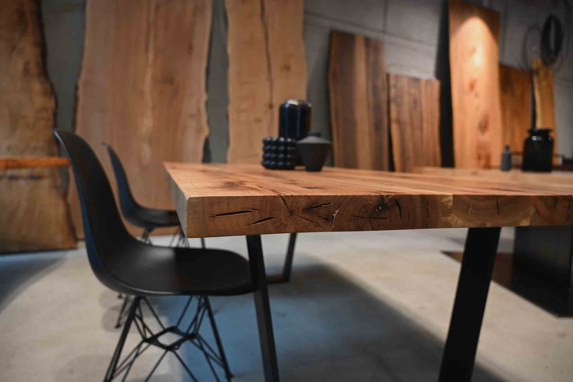 Rustikaler Eichentisch | Holzwerk Hamburg