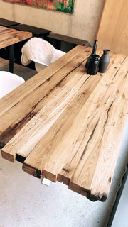 Altholztisch mit originaler Verzapfung | Holzwerk Hamburg