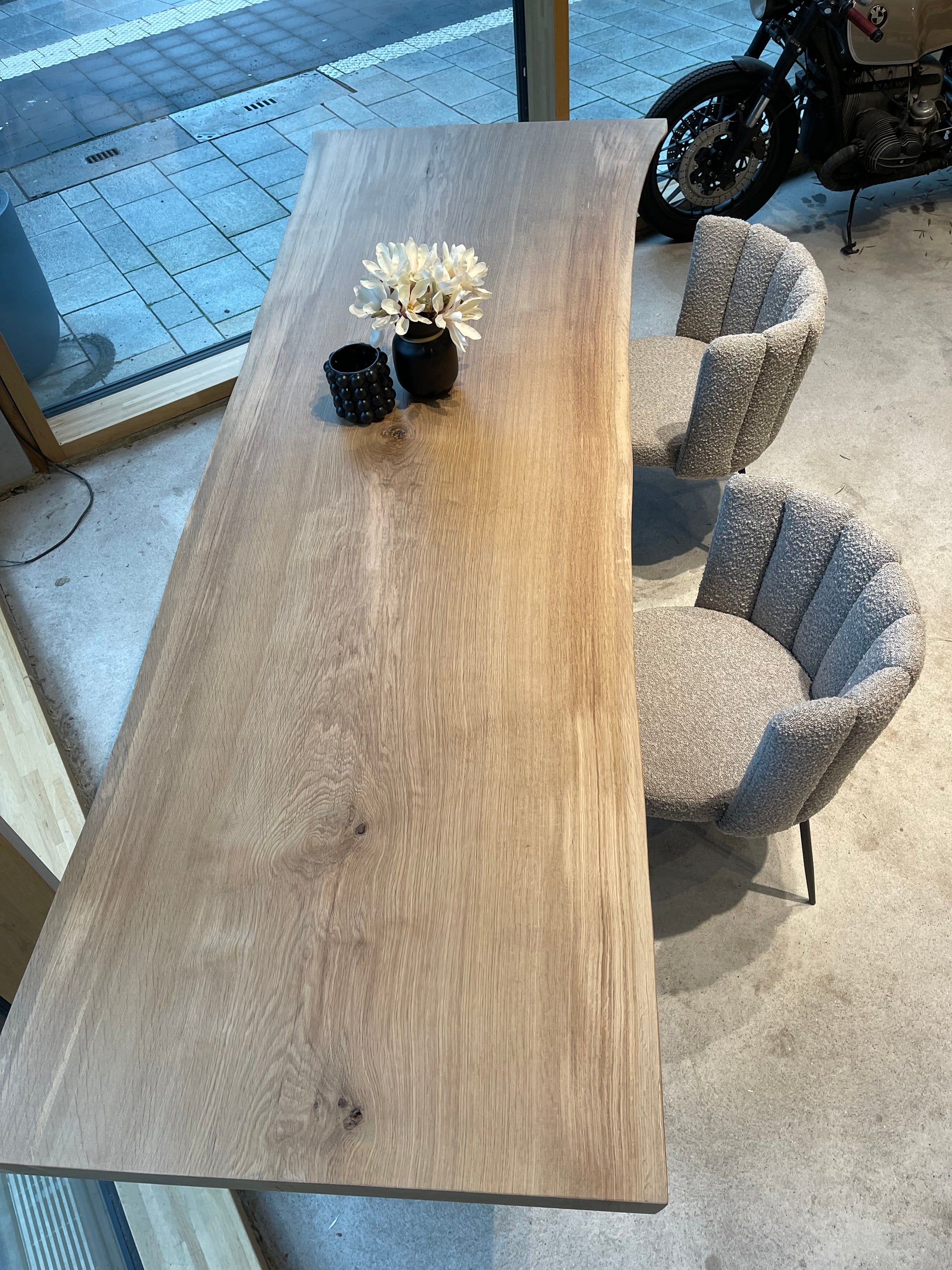 Designtisch Tisch Mamor Massivholztisch nach Maß | Holzwerk Hamburg 